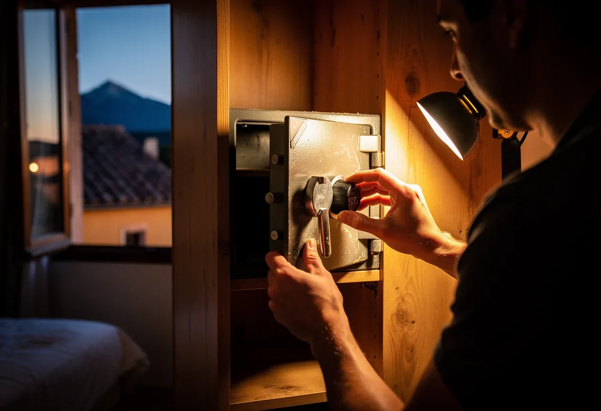 Installation d'un coffre-fort à Pollestres
