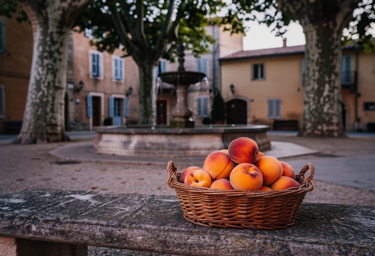 Place de Pollestres et produits du terroir